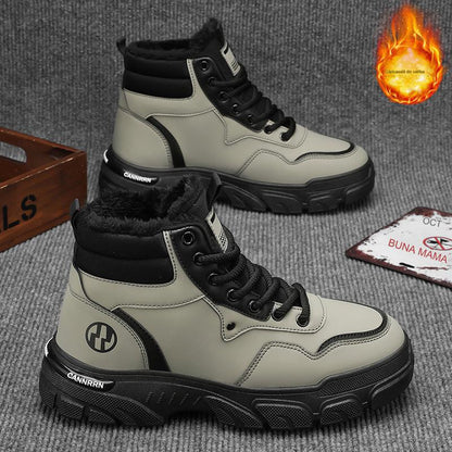 🔥🔥【39-44】Nowy styl na jesień i zimę, wszechstronne, antypoślizgowe buty męskie na grubej podeszwie