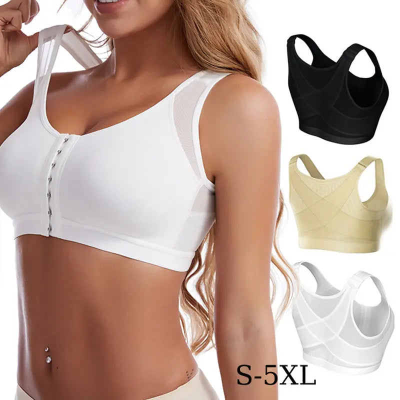 【Vegyél egyet, kapsz egyet ingyen】 🥰 (6 db-os csomag) 👙 Teljes kosaras tartást adó melltartó 40-120 kg-os testsúlyhoz