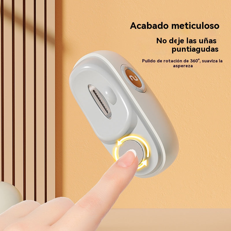 ✂️💅🔥¡Compra 1 y llévate otro gratis!🔥 Lima de uñas eléctrica multifuncional, cortauñas eléctrico con protección antipellizcos