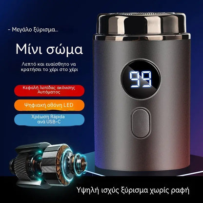 🔥Najboljša ponudba: 50 % POPUSTA🔥Zmogljiv mini električni brivnik za moške z digitalnim zaslonom