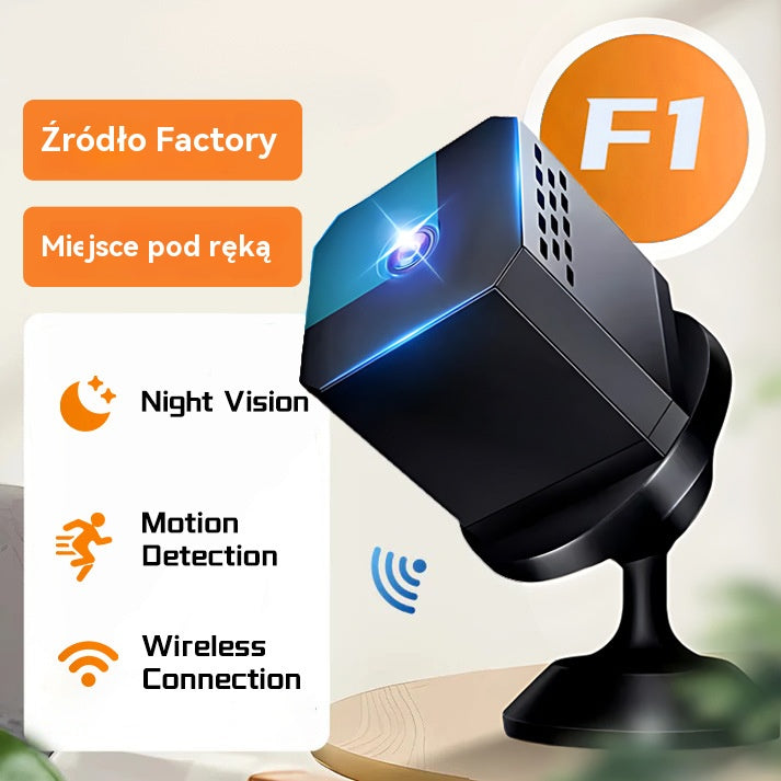 🏠📹🕵️Kup 1, a drugi dostaniesz gratis🔥Mini kamera kwadratowa, inteligentna kamera o wysokiej rozdzielczości, bezprzewodowe zdalne monitorowanie domu (WiFi)