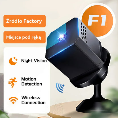 🏠📹🕵️Kup 1, a drugi dostaniesz gratis🔥Mini kamera kwadratowa, inteligentna kamera o wysokiej rozdzielczości, bezprzewodowe zdalne monitorowanie domu (WiFi)