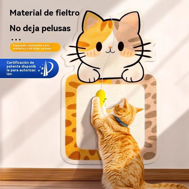 🏆【Compra 1 y llévate 1 gratis】【🔥Venta caliente】Rascador de pared para gatos que no requiere instalación - Rascador vertical Cube