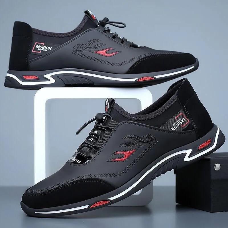👞Priedušná kožená obuv pre mužov ✅ proti zápachu ✅ mäkká kožená podrážka ✅ módna a všestranná 