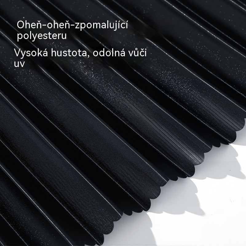 [4 darabos készlet] Autós napellenzők csúszó lamellákkal és hőszigeteléssel