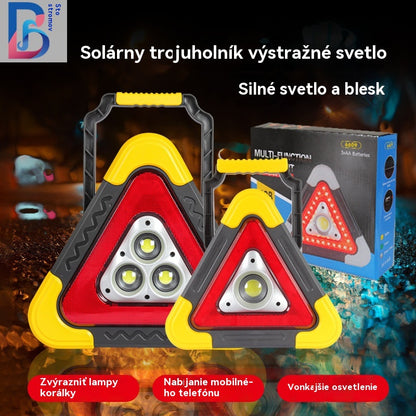 🔥Nový produkt 2026🚨 Solárny núdzový trojuholník tri v jednom