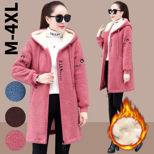 🌺【M-4XL】Nová zimná sherpa bunda a zamatová a zosilnená bavlnená bunda 