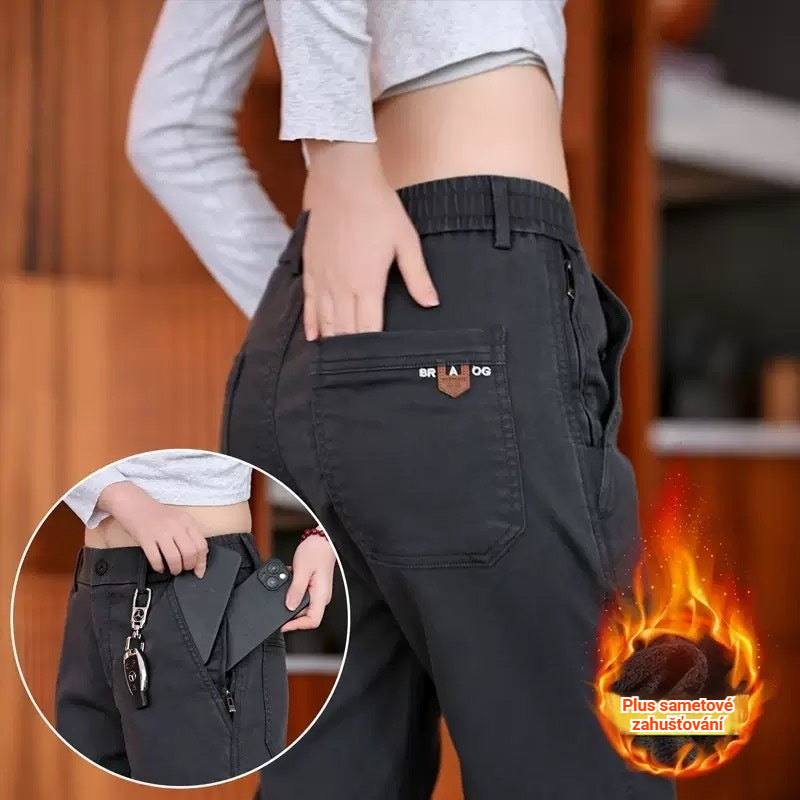 🔥🔥Nové jesenné/zimné vysoko kvalitné, štýlové, všestranné pánske nohavice voľného strihu