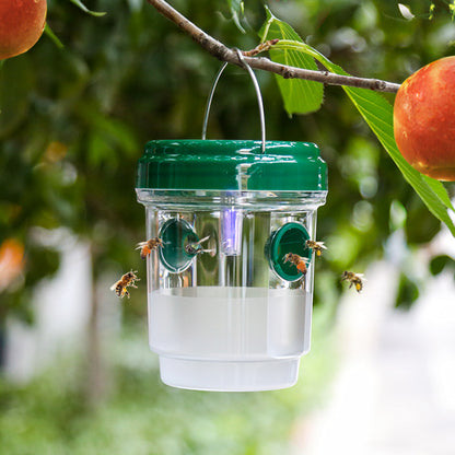 🐝☀️ Napelemes darázscsapda teraszra és kertbe 🔋🌿 – hatékony, újratölthető és időjárásálló – vegyszermentes, akár 500 négyzetméterre – spórolj most!