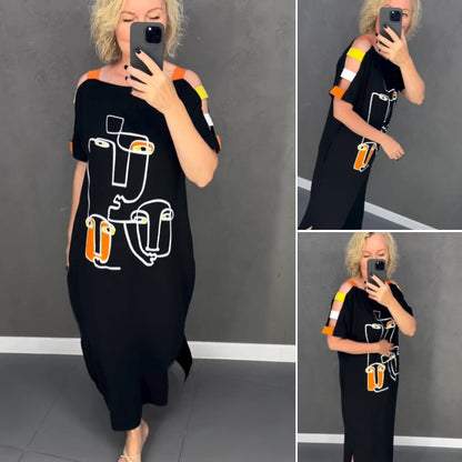 👗【S-5XL】❤️Nová elegantná sukňa s odhalenými ramenami 2024 