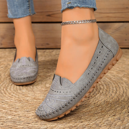 【36-43】Mocasines sin cordones de suela blanda para uso diario