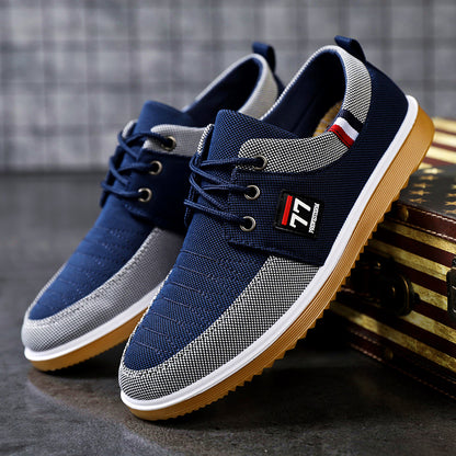 🔥HOT SALE🔥【39-44】 2024 Casual oddychające buty z płótna dla mężczyzn 3573936
