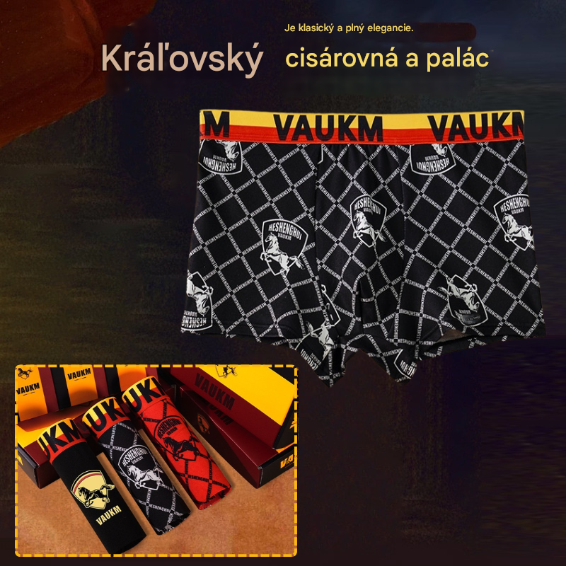 💥【Kúpte 3 a získajte 3 zadarmo】🚹✅🔥Priedušná spodná bielizeň z ľadového hodvábu pre mužov, pohodlná bezšvová spodná bielizeň, plus size, módna potlač