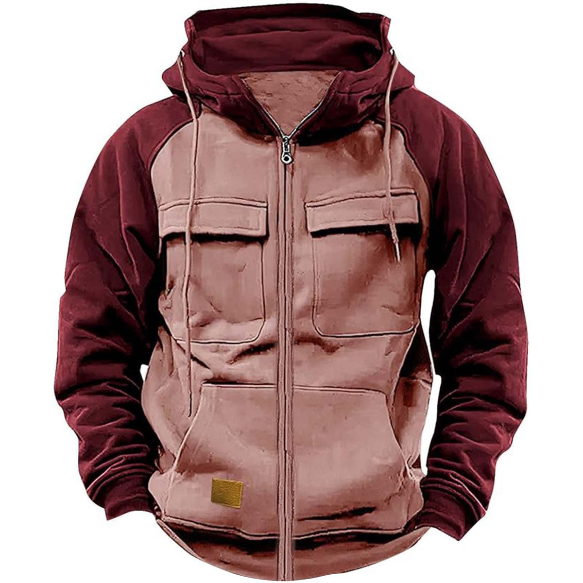 【S-3XL】Sudadera holgada con capucha para hombre, otoño/invierno