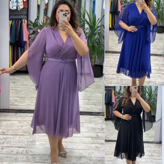 【S-5XL】👗Nové módne šaty, klasický dizajn, elegantné a jednoduché