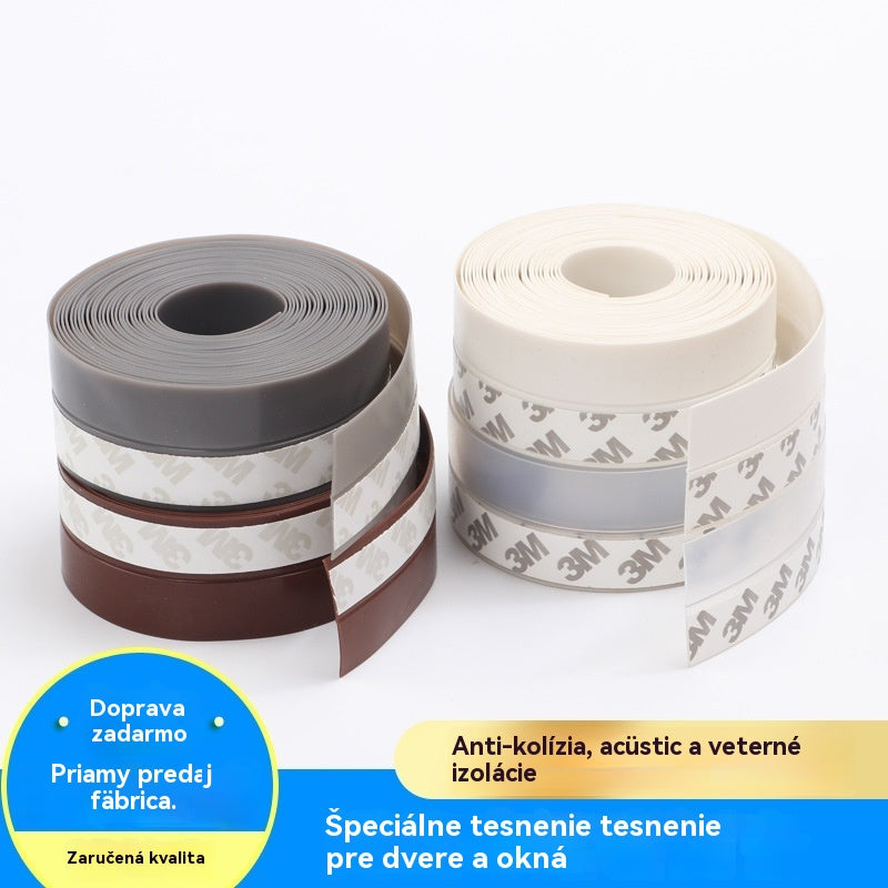 【Kúpte 2 a získajte 2 zadarmo】 🚪 PVC tesniace pásky na spodnú časť dverí – prachotesné a vetruodolné