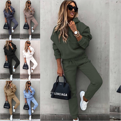 🍁【S-XL】🍂 Elegancki, dwuczęściowy komplet sportowy z długim rękawem, swobodny, stylowy i wygodny, idealny do codziennego noszenia na świeżym powietrzu.