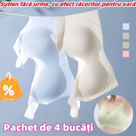 💥🟢【2 darabos csomag】💦Ultravékony, laza, nem hagyó melltartó nyárra