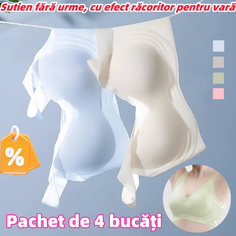 💥🟢【2 darabos csomag】💦Ultravékony, laza, nem hagyó melltartó nyárra