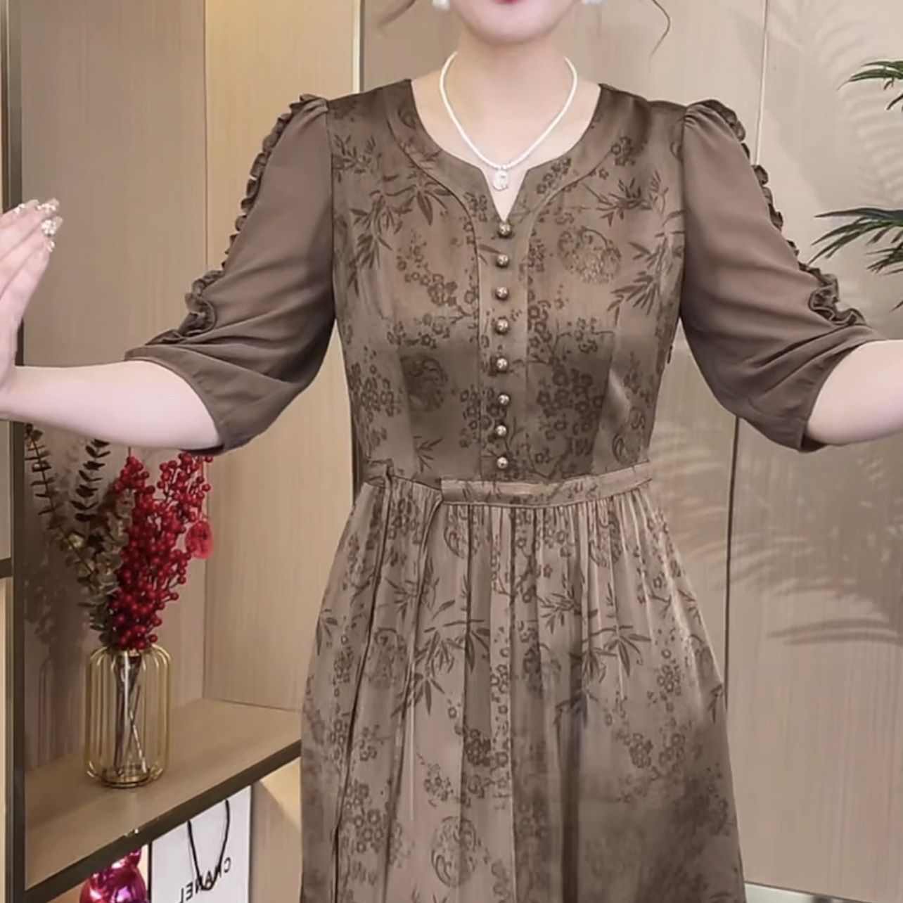 ✨【M-5XL】🍁2024 Jesienne nowe wysokiej jakości sukienki z paskiem