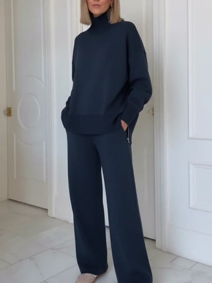 ⏳Časovo obmedzená zľava 50%⏰【S-3XL】Dámska pletená súprava rolákov👚👖