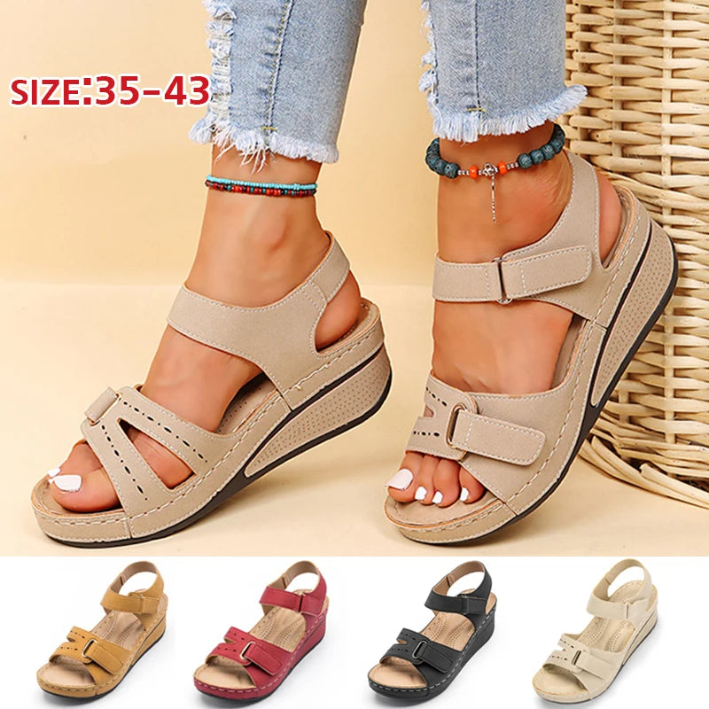 🔥【35-43】Letnie codzienne sandały damskie, gruba podeszwa
