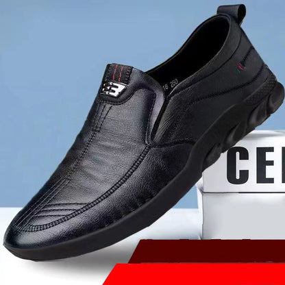 👞Nové britské ležérne topánky s mäkkou podrážkou✅ ručne vyrobené z vybranej kože✅ odolné voči oderu a priedušné 