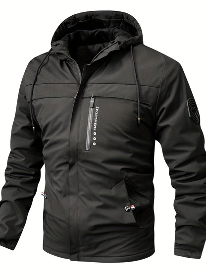 🎉【XS-XL】💁‍♂️Pánska teplá fleecová bunda s kapucňou Outdoor Winter Jacket Nepremokavá bunda
