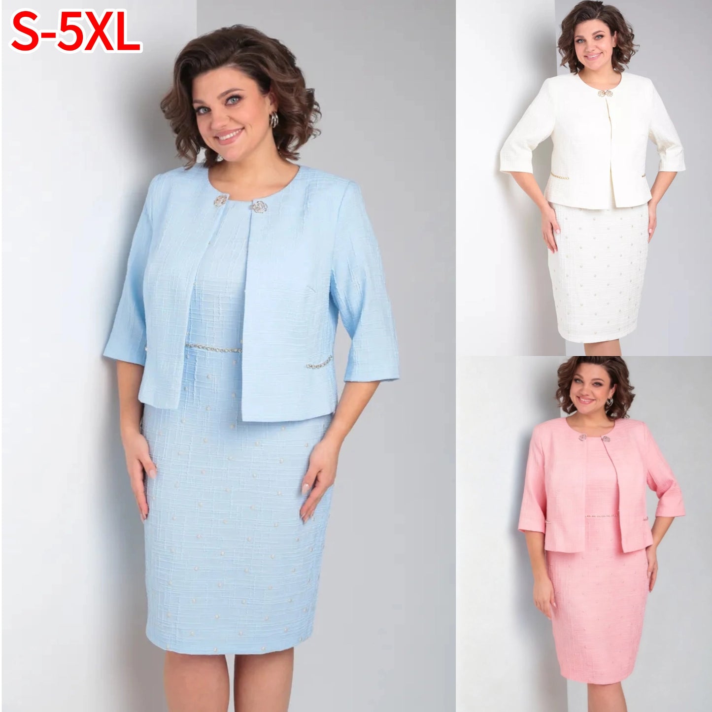 👩【S~5XL】Rochie elegantă nouă