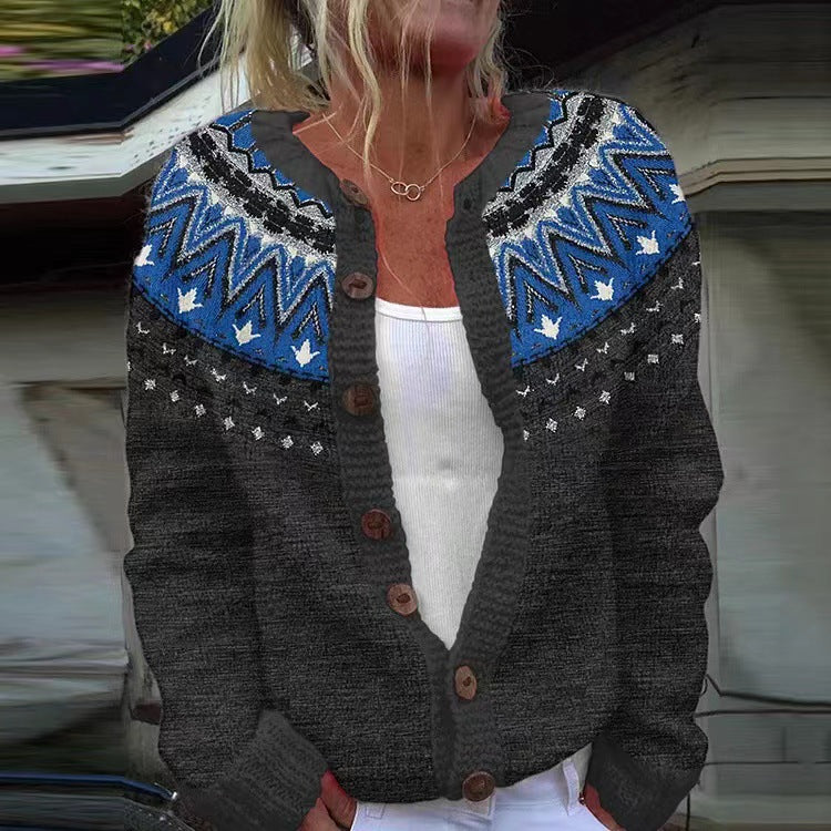 🥰【S-5XL】Nový pohodlný retro vlnený kardigan