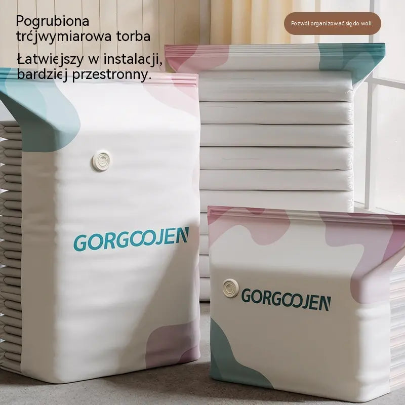 🧳 5 produktów za 109 zł 💨 Duża, kompresyjna torba próżniowa: nie wymaga pompki, jest szczelna i idealnie nadaje się do oszczędzania miejsca w walizkach i w domu ✈️