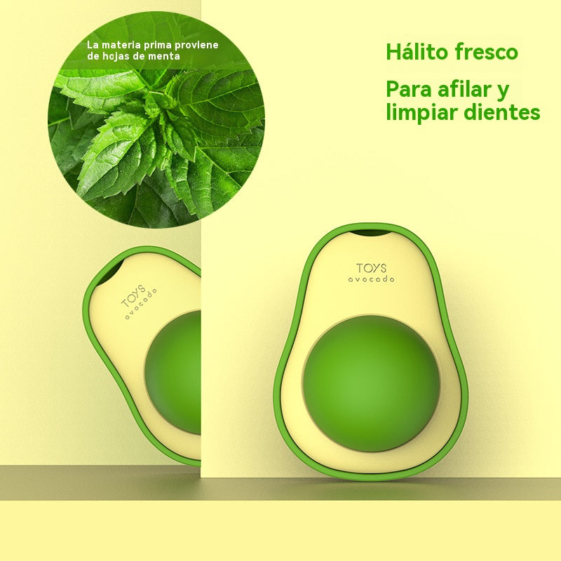 🌿🐱🥑Compra 8 y llévate 8 gratis🔥Juguete de cuerda y aguacate para gatos, un juguete giratorio, divertido y de autoservicio para gatos y una necesidad para mascotas al mismo tiempo.