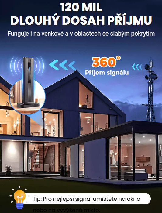 🔥Kupte 1 a získejte 1 zdarma🔥Vnitřní HD digitální televizní přijímač🌐