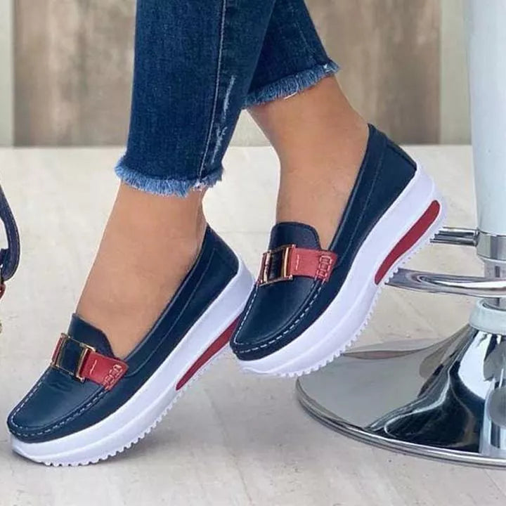 🔥🩰【35-43】2025 nowy styl damskie buty casualowe buty z grubą podeszwą miękkie i wygodne