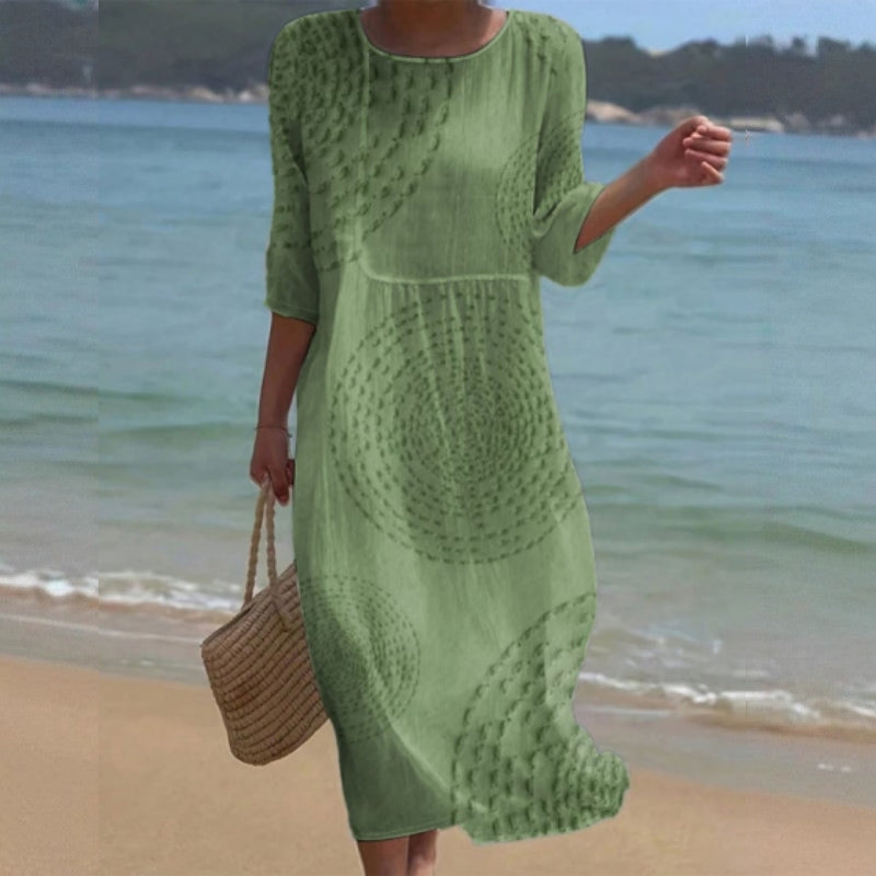 👗 Ostatni dzień promocji -50%!【XS-4XL】Letnia elegancka sukienka casualowa, przewiewna i wygodna, uniwersalna i wyszczuplająca