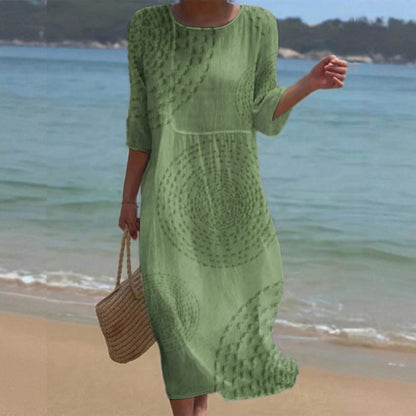 👗 Ostatni dzień promocji -50%!【XS-4XL】Letnia elegancka sukienka casualowa, przewiewna i wygodna, uniwersalna i wyszczuplająca