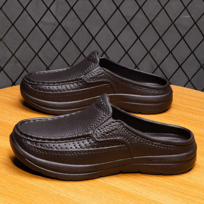 【39-45】👟 Pánske ležérne sandále s jednoduchou polovičnou špičkou 