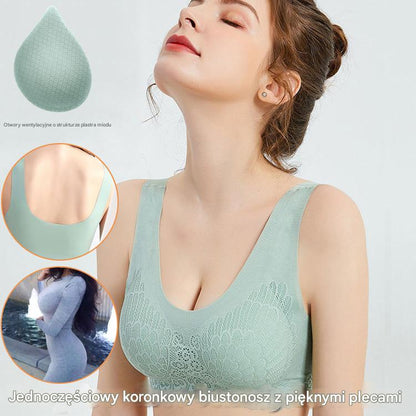 💕【3 dílná sada】Nová podprsenka z přírodního latexu bez kostic s push-up efektem – maximální pohodlí po celý den