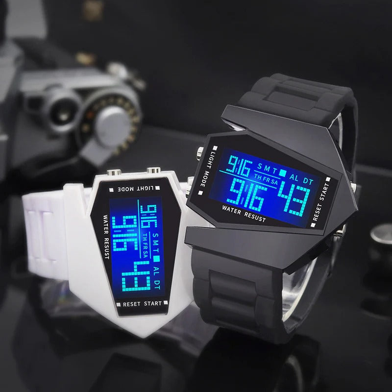 ⏳ Sleva 50 %! ⌚ Kreativní LED pilotní hodinky: Futuristický design, zářivý displej, ideální moderní dárek pro rok 2026