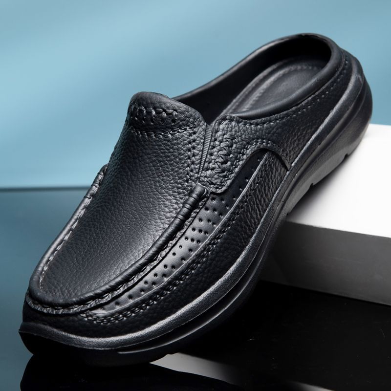 👞🔥【39-45】Novinka na rok 2026，Jednoduché pánské sandály casual s polovičními zuby