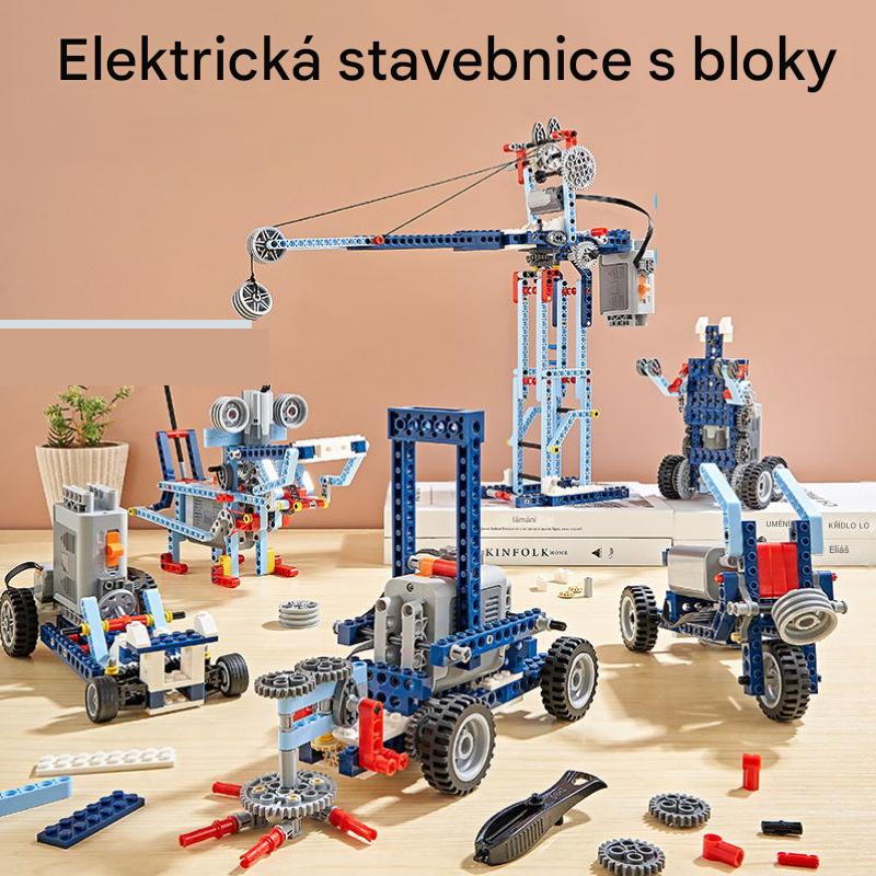 🤖🎨【Limitovaná sleva 50 %】Dětská stavebnice s mechanickými ozubenými koly, vysoká kompatibilita a mnoho možností hry.