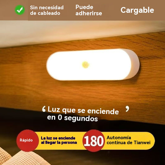 【Compre 3 unidades y llévese 3 gratis】🏡💡Luz LED inteligente con sensor de presencia, fácil de cargar y práctica.
