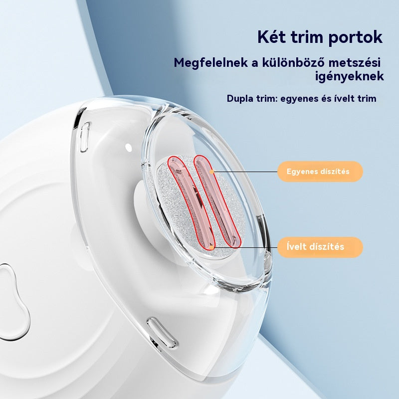 💅 Vásárolj egyet, kapsz egyet ingyen! ✨ Automata körömreszelő (1 darab), biztonságosan és gyengéden ápolja a körmeidet 👶🔧
