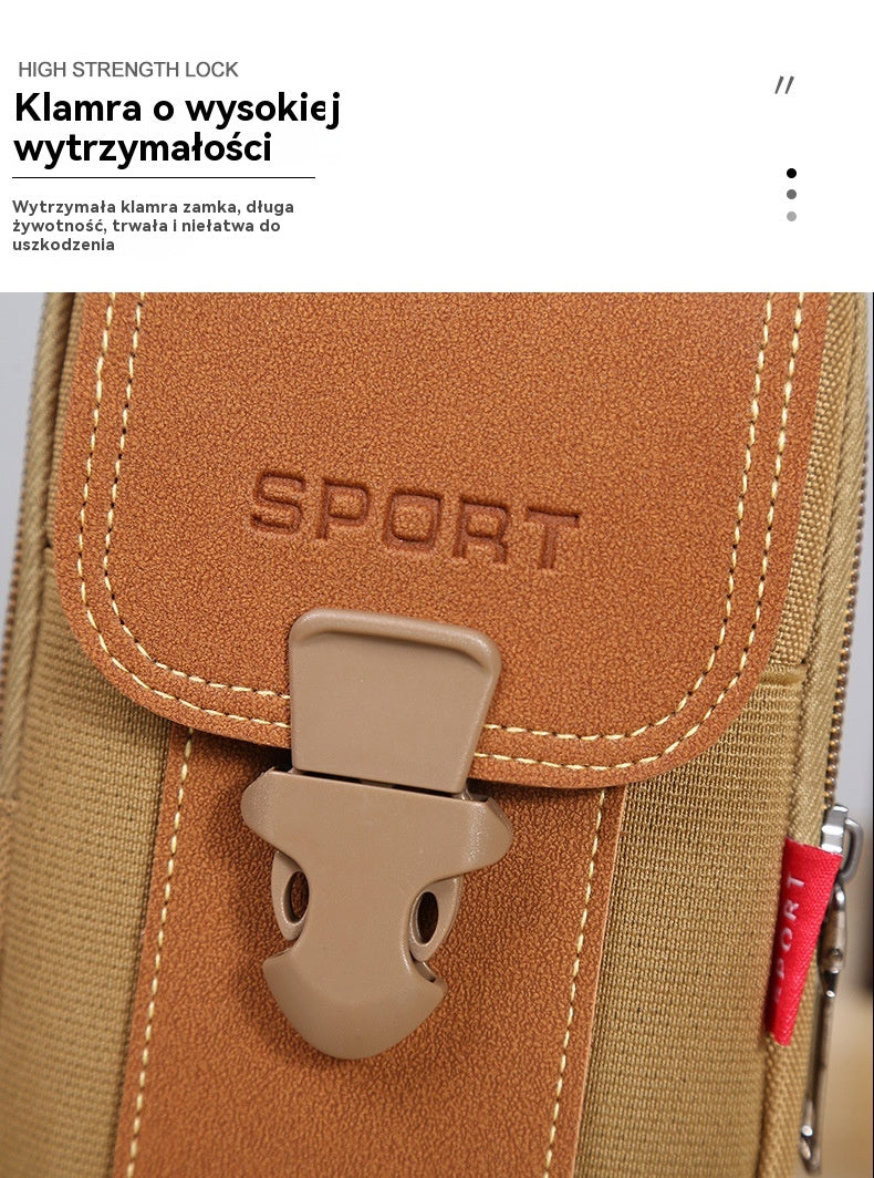 🔥【Kup 1 dostań 1 za darmo】Męska torba na co dzień na zewnątrz, sportowa torba na telefon komórkowy