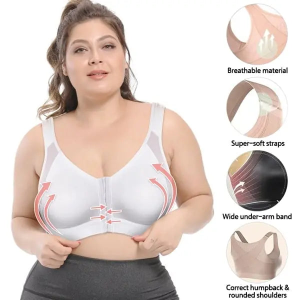 【Vegyél egyet, kapsz egyet ingyen】 🥰 (6 db-os csomag) 👙 Teljes kosaras tartást adó melltartó 40-120 kg-os testsúlyhoz
