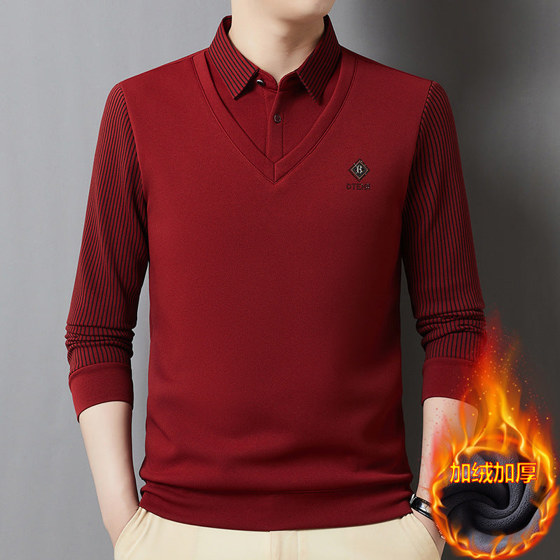 🔥🔥【M-4XL】Męski dwuczęściowy, ciepły top z kaszmiru premium
