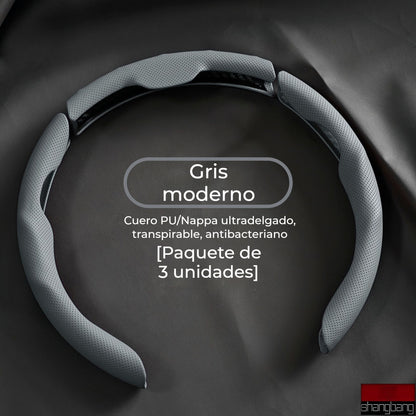 🚗【Compra 1 y llévate 1 gratis】Volante de cuero para coche, adecuado para todas las estaciones, antideslizante, absorbe el sudor y resistente al desgaste.