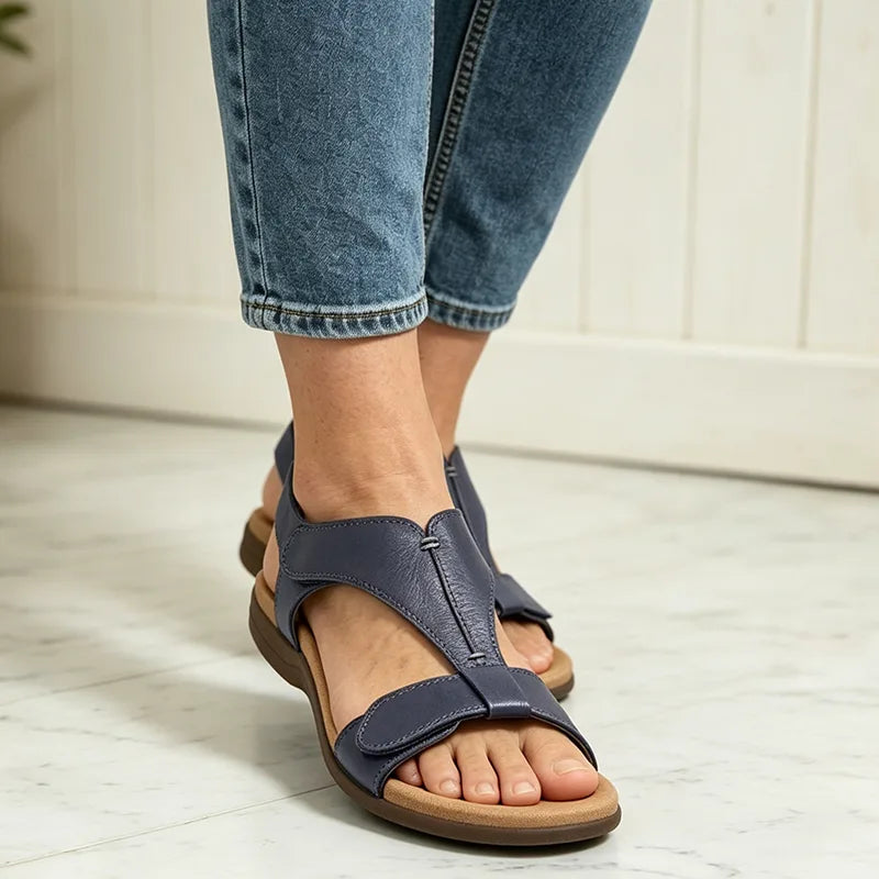 ✨Poslední den slevy 50 %! 【36-43】Letní sandály s měkkou podrážkou a oporou klenby, ležérní a pohodlné
