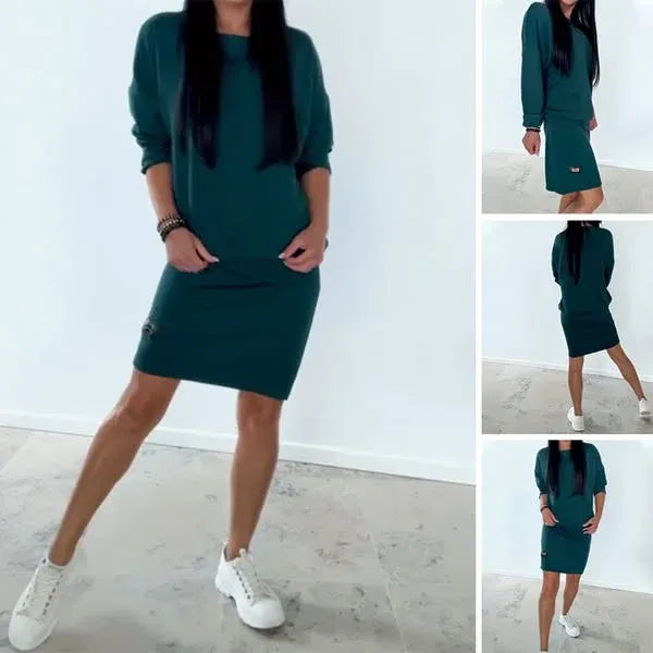 🎁【S-3XL】2025 nuevo vestido ajustado de algodón para mujer