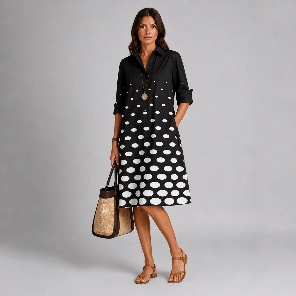 Naomi | Stylowa i elegancka sukienka midi
